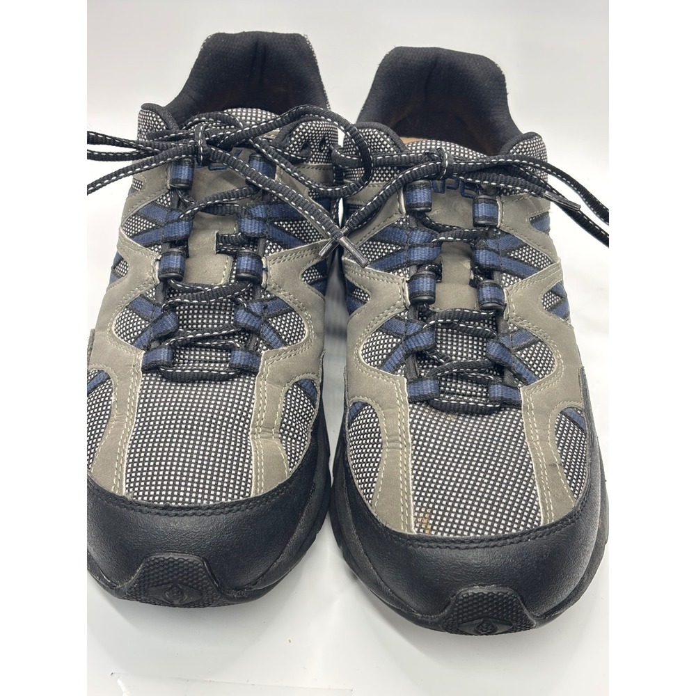 Apex V753 Sierra Trail Walker Mens 9 Grey Black Blue Hiking Shoes Sneakers